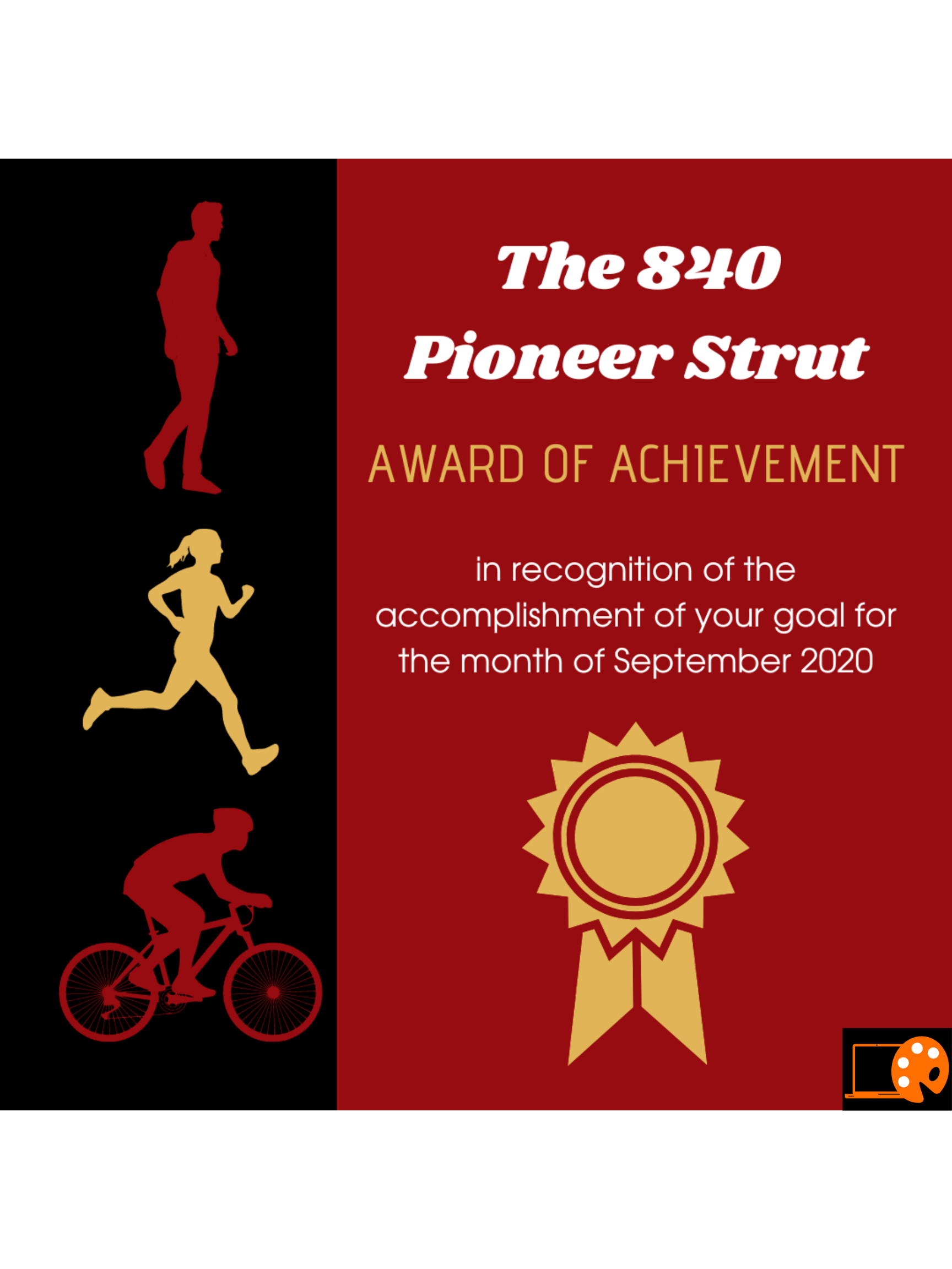 Pioneer Strut Award Graphic